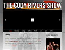 Tablet Screenshot of codyrivers.com